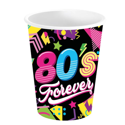 Neon 80S Bekers 240ml 6st van Fiestas Guirca koop je bij Partywinkel