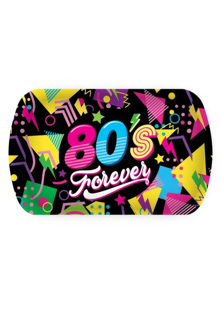 Neon 80S Dienblad 39cm van Fiestas Guirca koop je bij Partywinkel