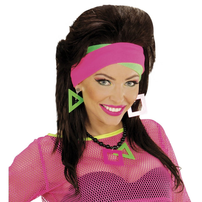 Neon 80S Hoofdband 2st van Widmann koop je bij Partywinkel