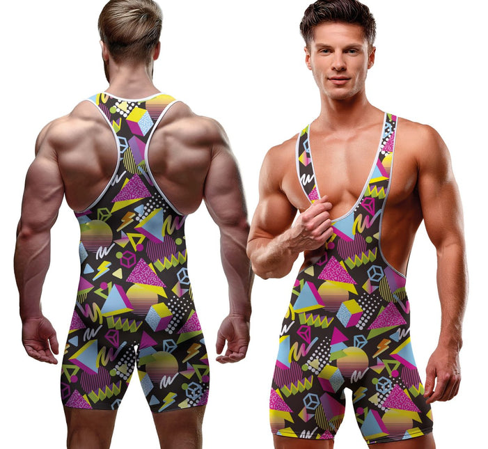 Neon 80S Jumpsuit Heren van Fiestas Guirca koop je bij Partywinkel