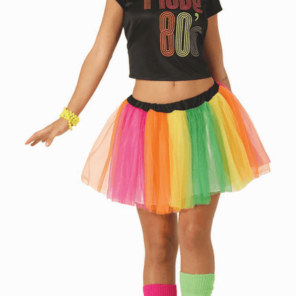 Neon 80S Kostuum Gekleurd Dames van Fiestas Guirca koop je bij Partywinkel