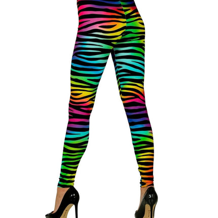 Neon 80S Legging Dames van Widmann koop je bij Partywinkel