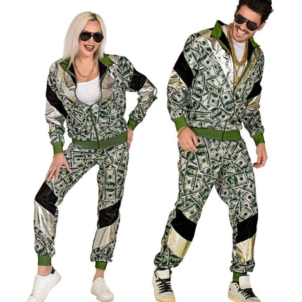 Neon 80S Trainingspak Fout Dollar van Widmann koop je bij Partywinkel