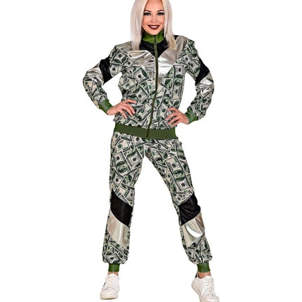 Neon 80S Trainingspak Fout Dollar van Widmann koop je bij Partywinkel