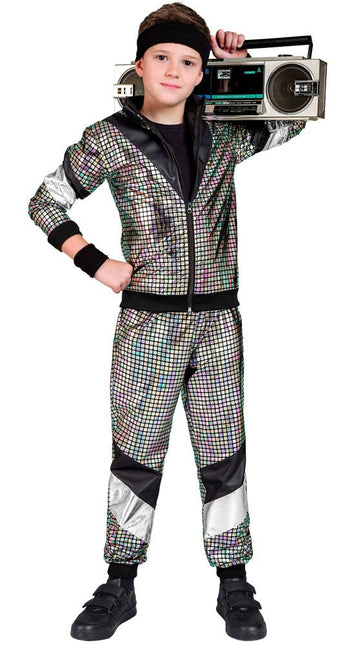 Neon 80S Trainingspak Fout Holografisch Kind van Widmann koop je bij Partywinkel