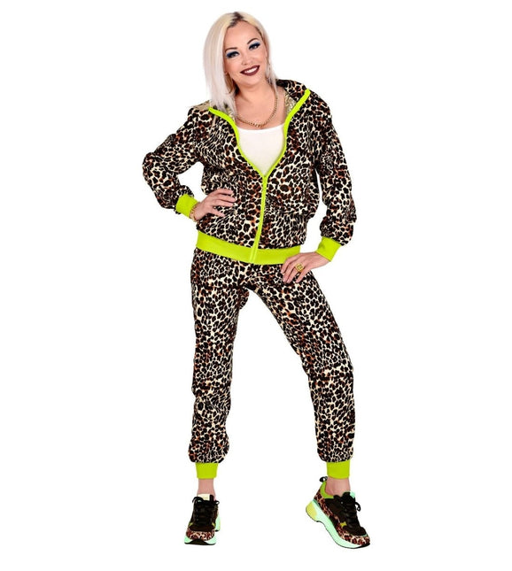 Neon 80S Trainingspak Fout Luipaard van Widmann koop je bij Partywinkel