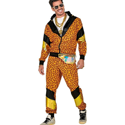 Neon 80S Trainingspak Fout Luipaard Print van Widmann koop je bij Partywinkel
