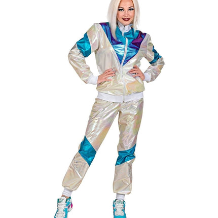 Neon 80S Trainingspak Fout Parelmoer van Widmann koop je bij Partywinkel