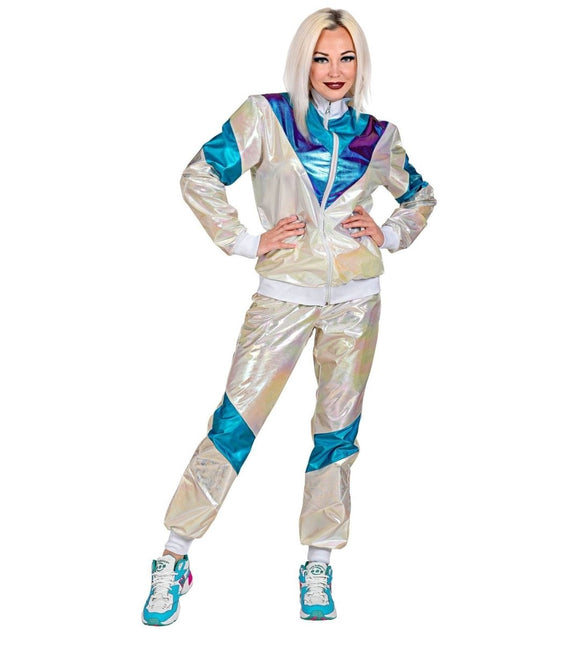 Neon 80S Trainingspak Fout Parelmoer van Widmann koop je bij Partywinkel