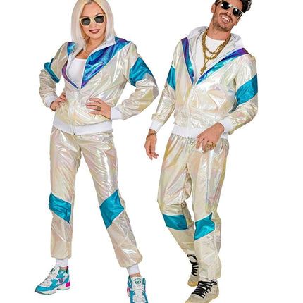 Neon 80S Trainingspak Fout Parelmoer van Widmann koop je bij Partywinkel