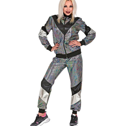 Neon 80S Trainingspak Fout Reflecterend van Widmann koop je bij Partywinkel