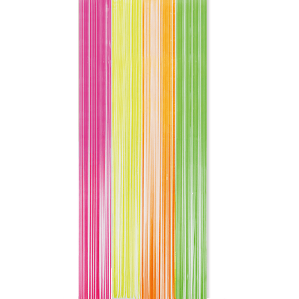 Neon Deurgordijn Gekleurd 2,4m van WeFiesta koop je bij Partywinkel