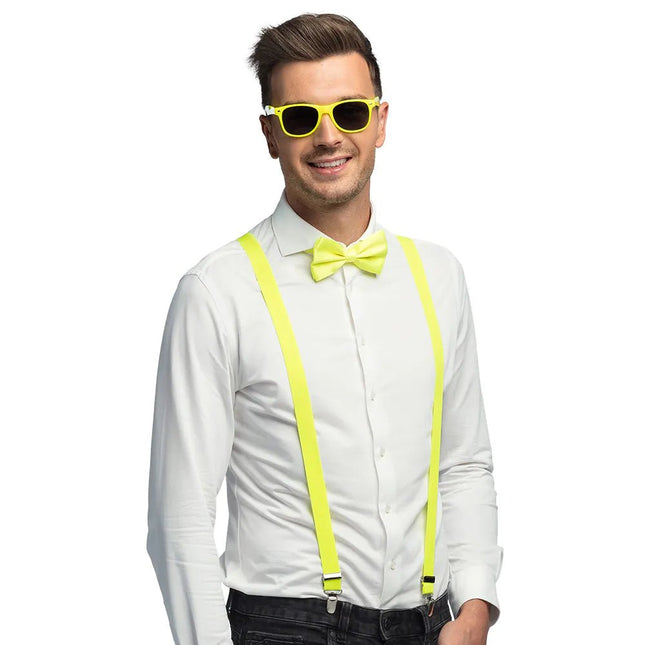 Neon Gele Accessoireset 9 delig van Boland koop je bij Partywinkel