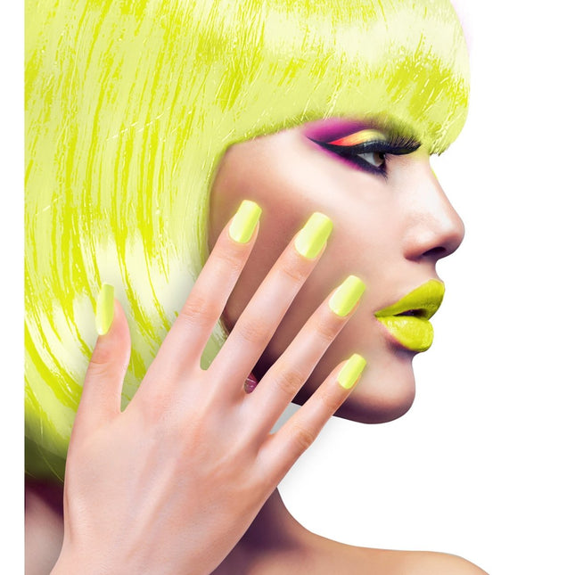 Neon Gele Nepnagels van Widmann koop je bij Partywinkel