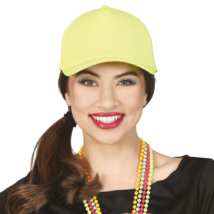 Neon Gele Pet van Fiestas Guirca koop je bij Partywinkel