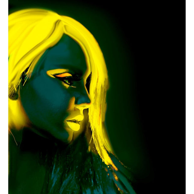 Neon Gele Schmink Glow In The Dark 30ml van Widmann koop je bij Partywinkel