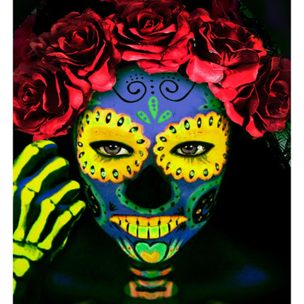 Neon Gele Schmink Glow In The Dark 30ml van Widmann koop je bij Partywinkel