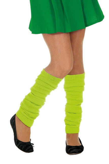 Neon Groene Beenwarmers Luxe van Wilbers & Wilbers koop je bij Partywinkel