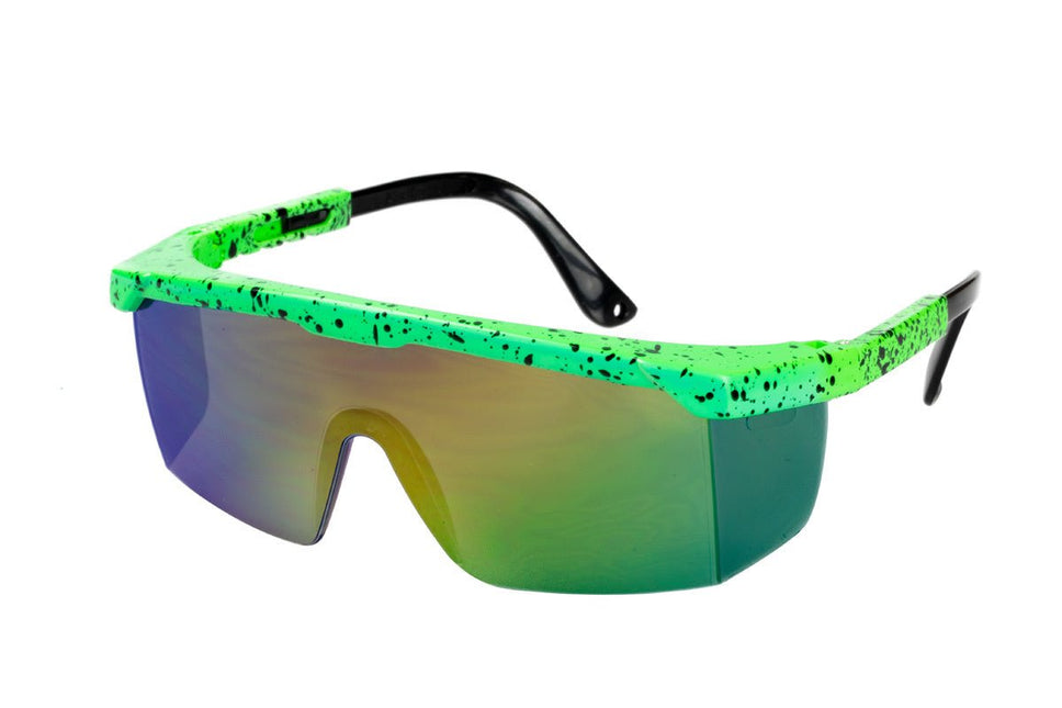 Neon Groene Bril 80'S van Wilbers & Wilbers koop je bij Partywinkel