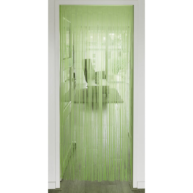 Neon Groene Deurgordijn 2m van Boland koop je bij Partywinkel
