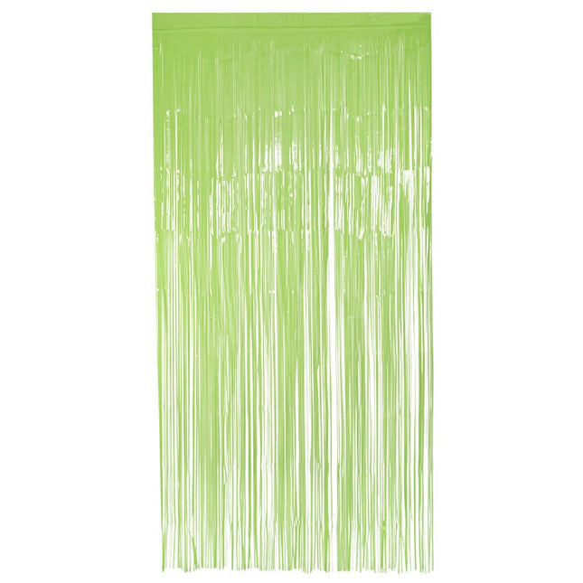 Neon Groene Deurgordijn 2m van Boland koop je bij Partywinkel
