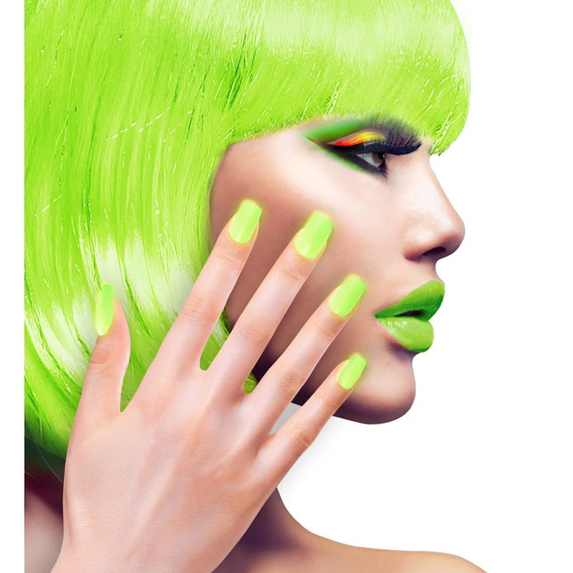 Neon Groene Nepnagels van Widmann koop je bij Partywinkel