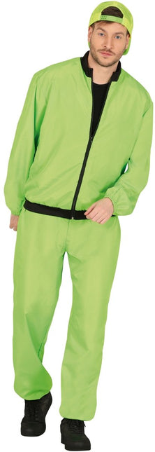 Neon Groene Trainingspak Fout Heren 2 delig van Fiestas Guirca koop je bij Partywinkel