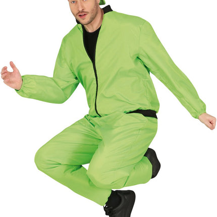 Neon Groene Trainingspak Fout Heren 2 delig van Fiestas Guirca koop je bij Partywinkel