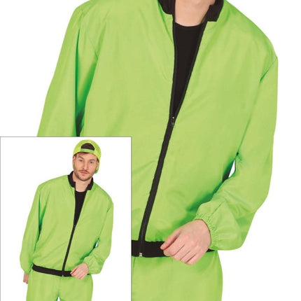 Neon Groene Trainingspak Fout Heren 2 delig van Fiestas Guirca koop je bij Partywinkel
