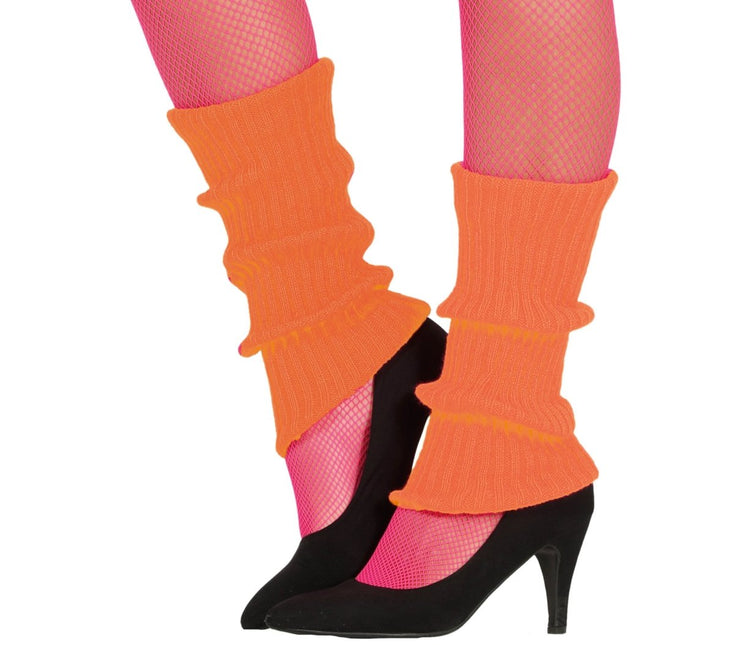 Neon Oranje Beenwarmers van Fiestas Guirca koop je bij Partywinkel