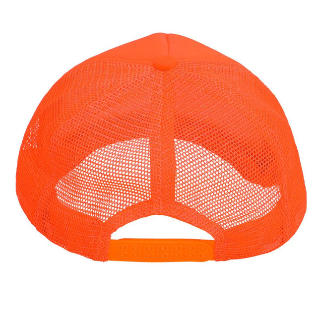 Neon Oranje Pet Verstelbaar van Boland koop je bij Partywinkel