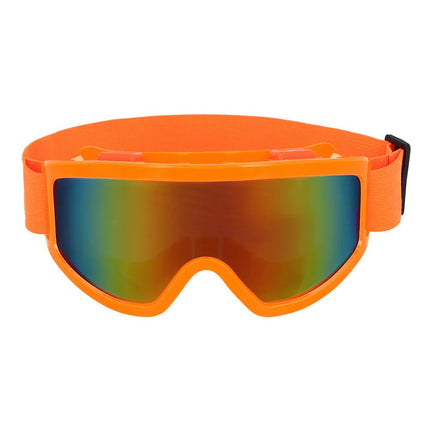 Neon Oranje Skibril van Boland koop je bij Partywinkel