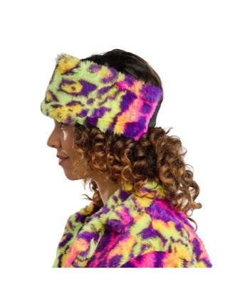 Neon Multicolor Headband, One Size