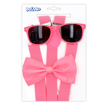 Neon Roze Accessoireset 10 delig van Boland koop je bij Partywinkel