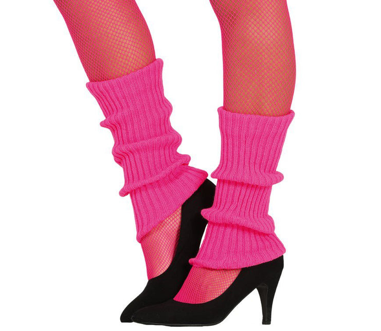 Neon Roze Beenwarmers van Fiestas Guirca koop je bij Partywinkel