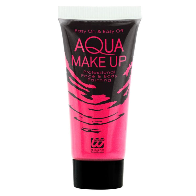 Neon Roze Schmink Glow In The Dark 30ml van Widmann koop je bij Partywinkel