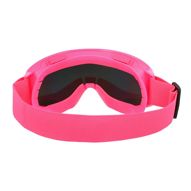 Neon Roze Skibril van Boland koop je bij Partywinkel
