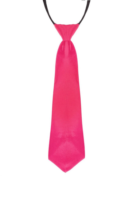 Neon Roze Stropdas van Wilbers & Wilbers koop je bij Partywinkel
