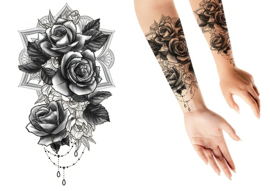 Nep Tattoo Rozen 30cm van Fiestas Guirca koop je bij Partywinkel