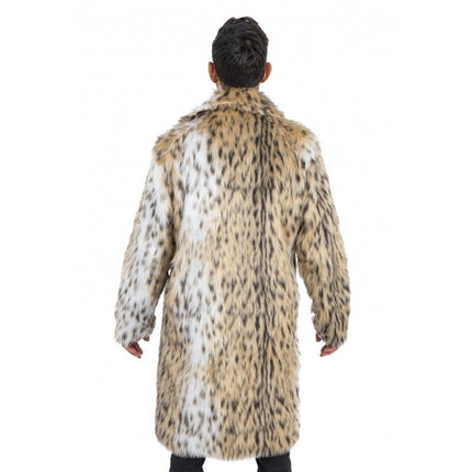 Nepbont Lange Jas – Dierenprint – Unisex van CHAKS koop je bij Partywinkel