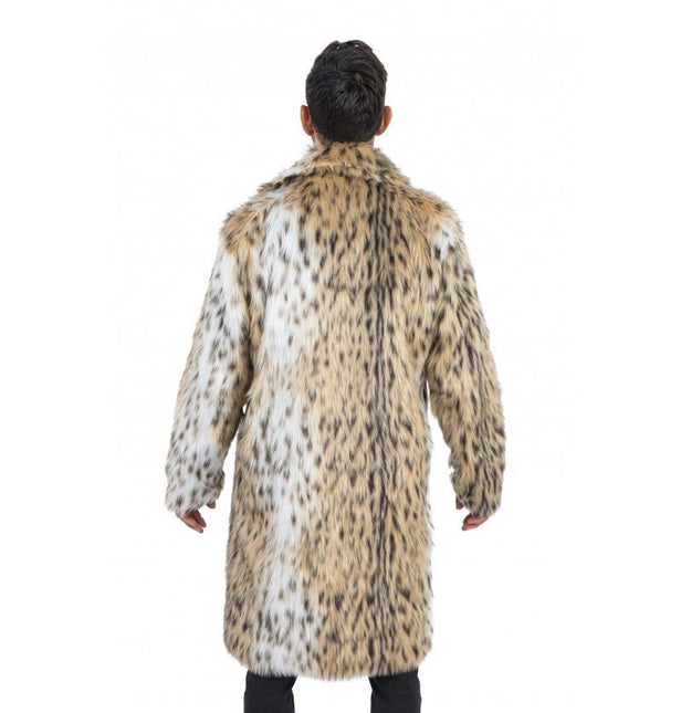 Nepbont Lange Jas – Dierenprint – Unisex van CHAKS koop je bij Partywinkel