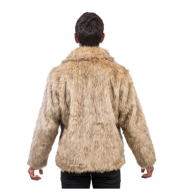 Nepbontjas – Natuurlijk – Unisex van CHAKS koop je bij Partywinkel