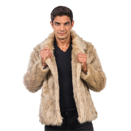 Nepbontjas – Natuurlijk – Unisex van CHAKS koop je bij Partywinkel