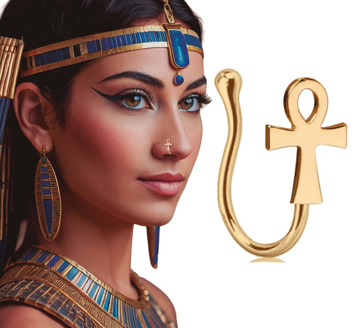 Neppe Neuspiercing Goud van Fiestas Guirca koop je bij Partywinkel