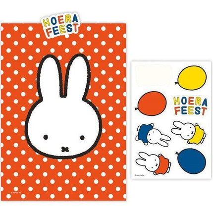 Nijntje Uitdeelzakjes 20cm 6st van Haza Witbaard koop je bij Partywinkel