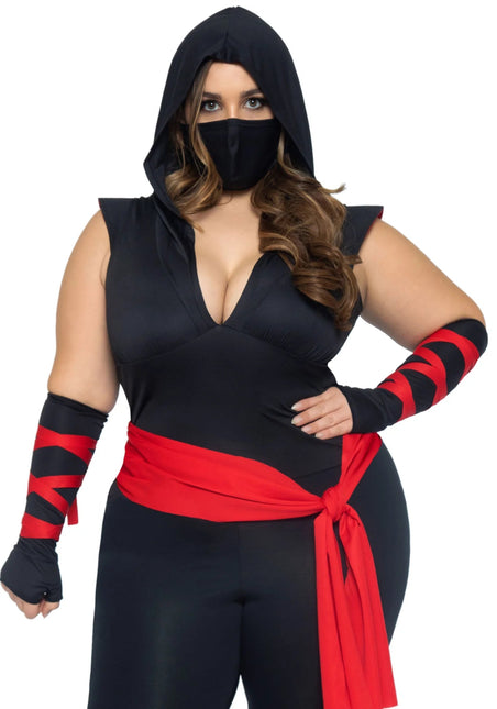 Ninja Jumpsuit Dames Leg Avenue van Leg Avenue koop je bij Partywinkel