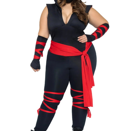 Ninja Jumpsuit Dames Leg Avenue van Leg Avenue koop je bij Partywinkel
