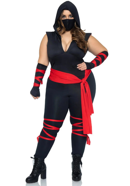 Ninja Jumpsuit Dames Leg Avenue van Leg Avenue koop je bij Partywinkel