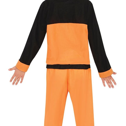 Ninja Kostuum Jongen Oranje Zwart van Fiestas Guirca koop je bij Partywinkel