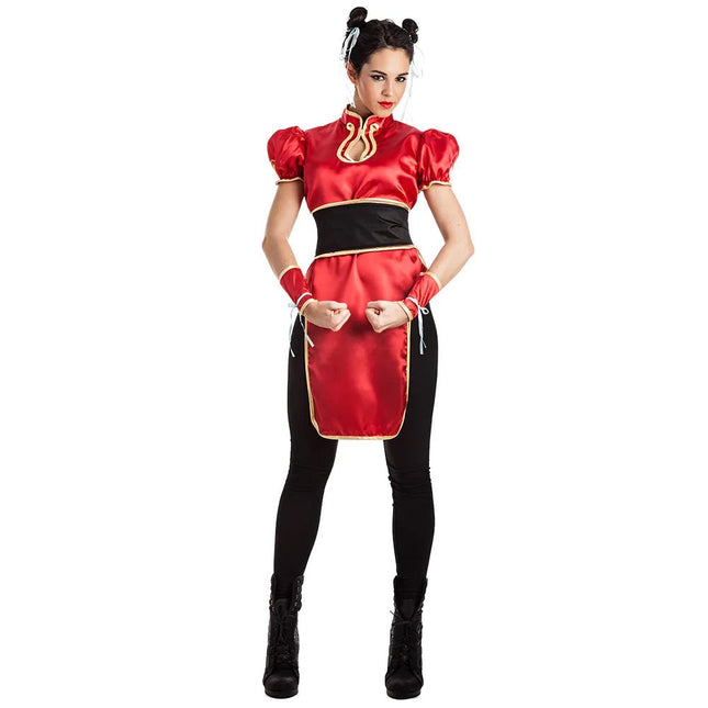 Ninja Kostuum Rood Dames van Boland koop je bij Partywinkel